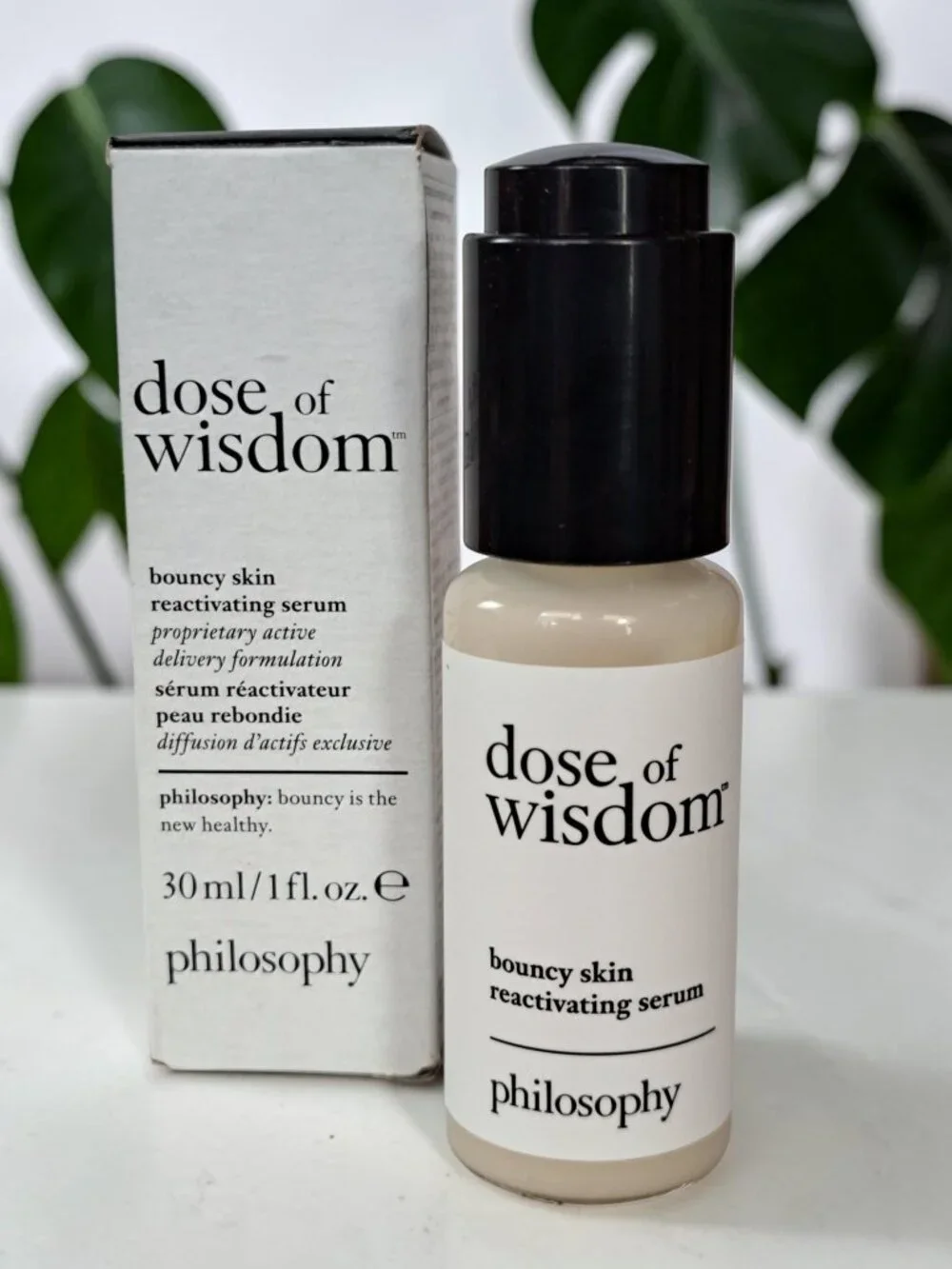 Philosophy Dose of Wisdom 30ml Bouncy Skin Reactivating Serum NWT in box